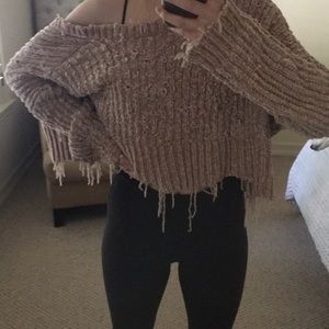 Brand new shaggy sweater